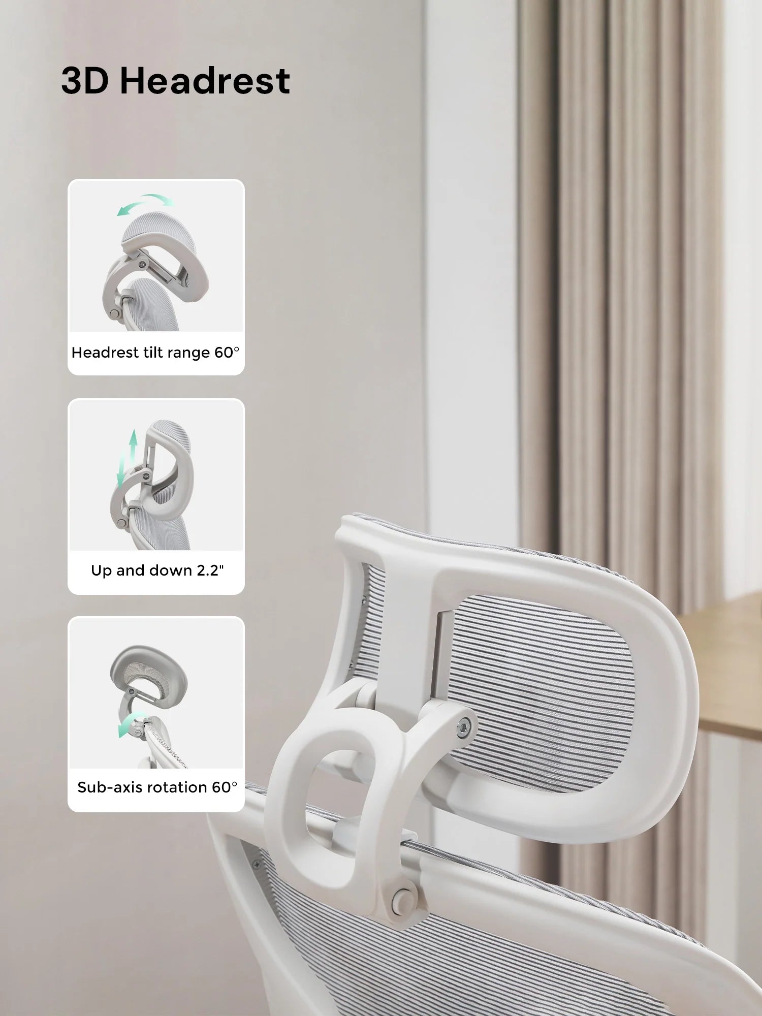 S9 Standard Ergonomic Office Chair with One-Touch Adjustment