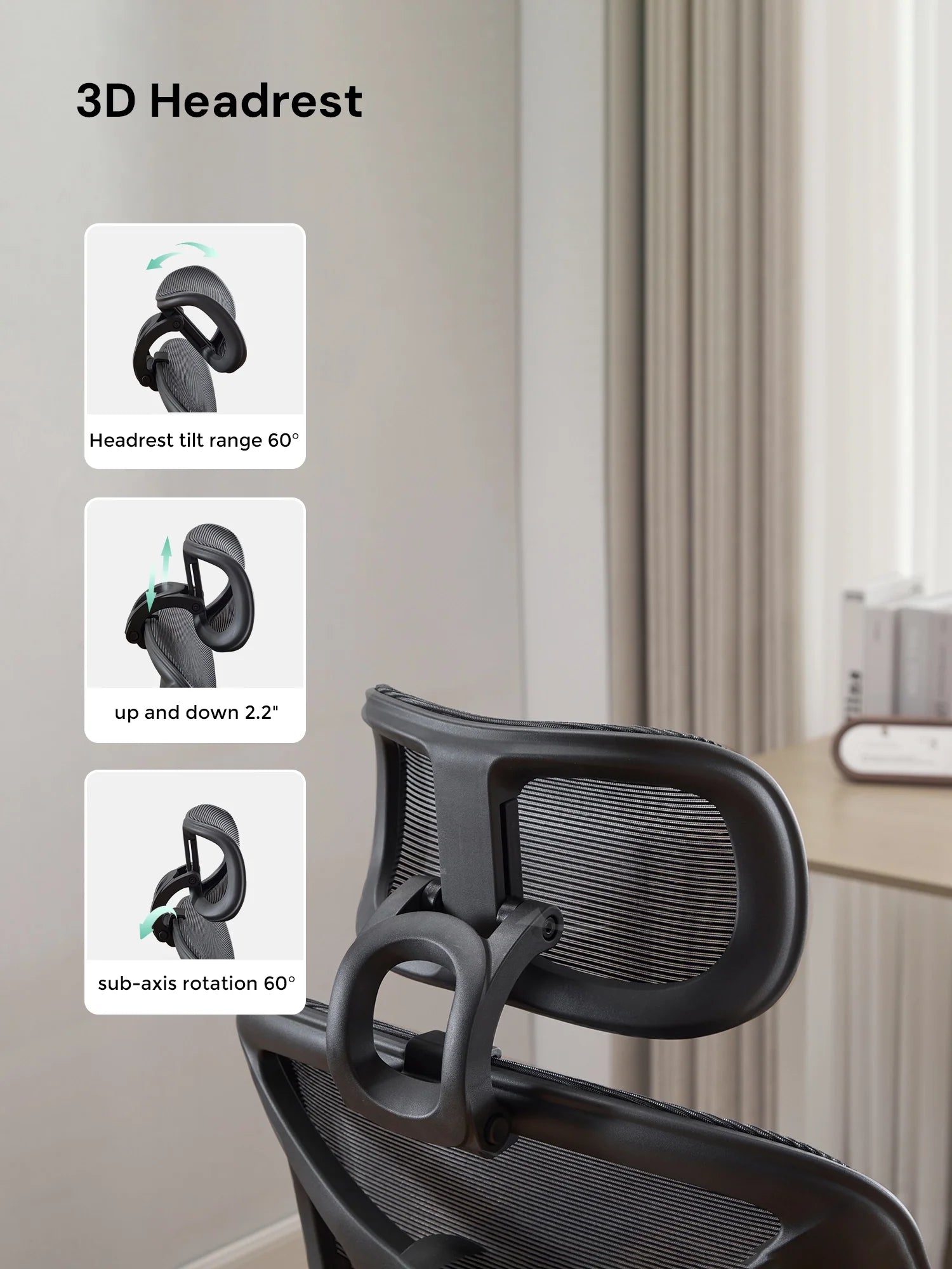 S9 Standard Ergonomic Office Chair with One-Touch Adjustment