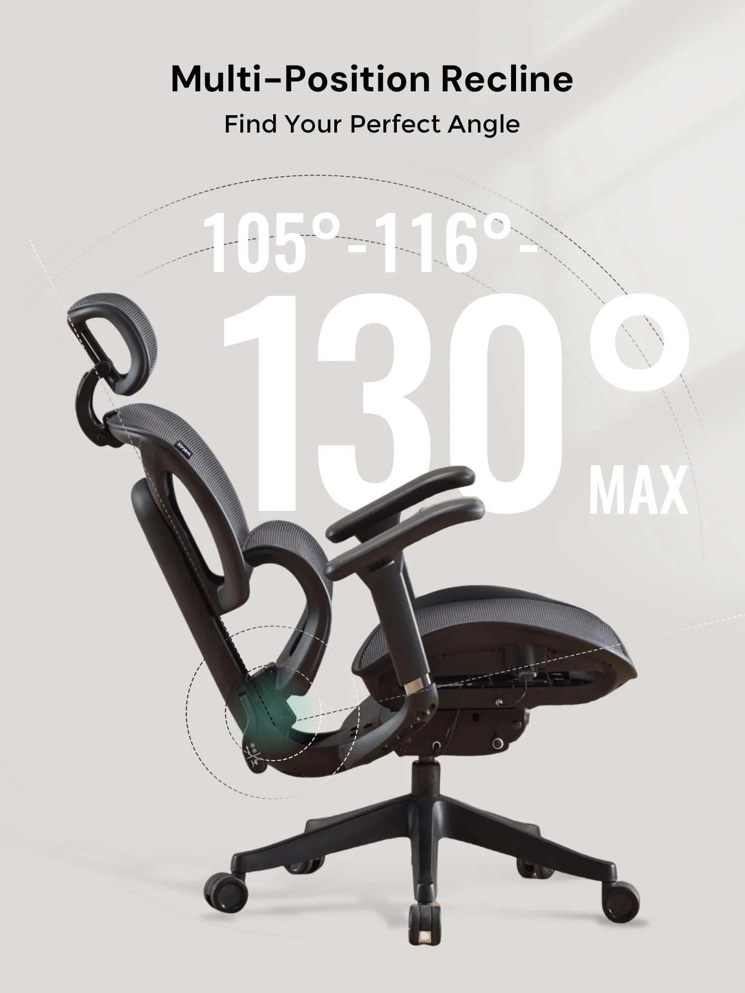 S9 Standard Ergonomic Office Chair with One-Touch Adjustment