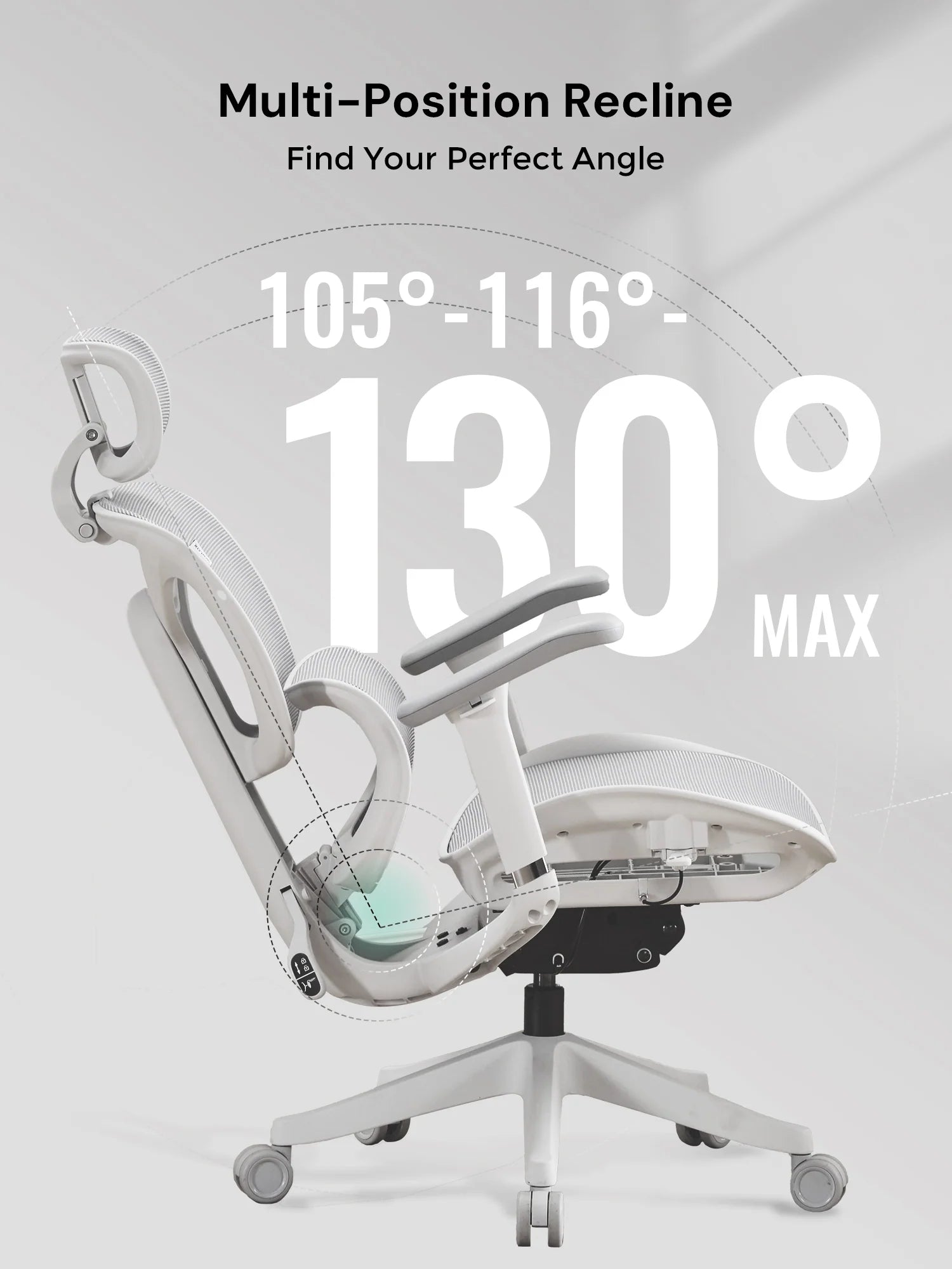 S9 Standard Ergonomic Office Chair with One-Touch Adjustment