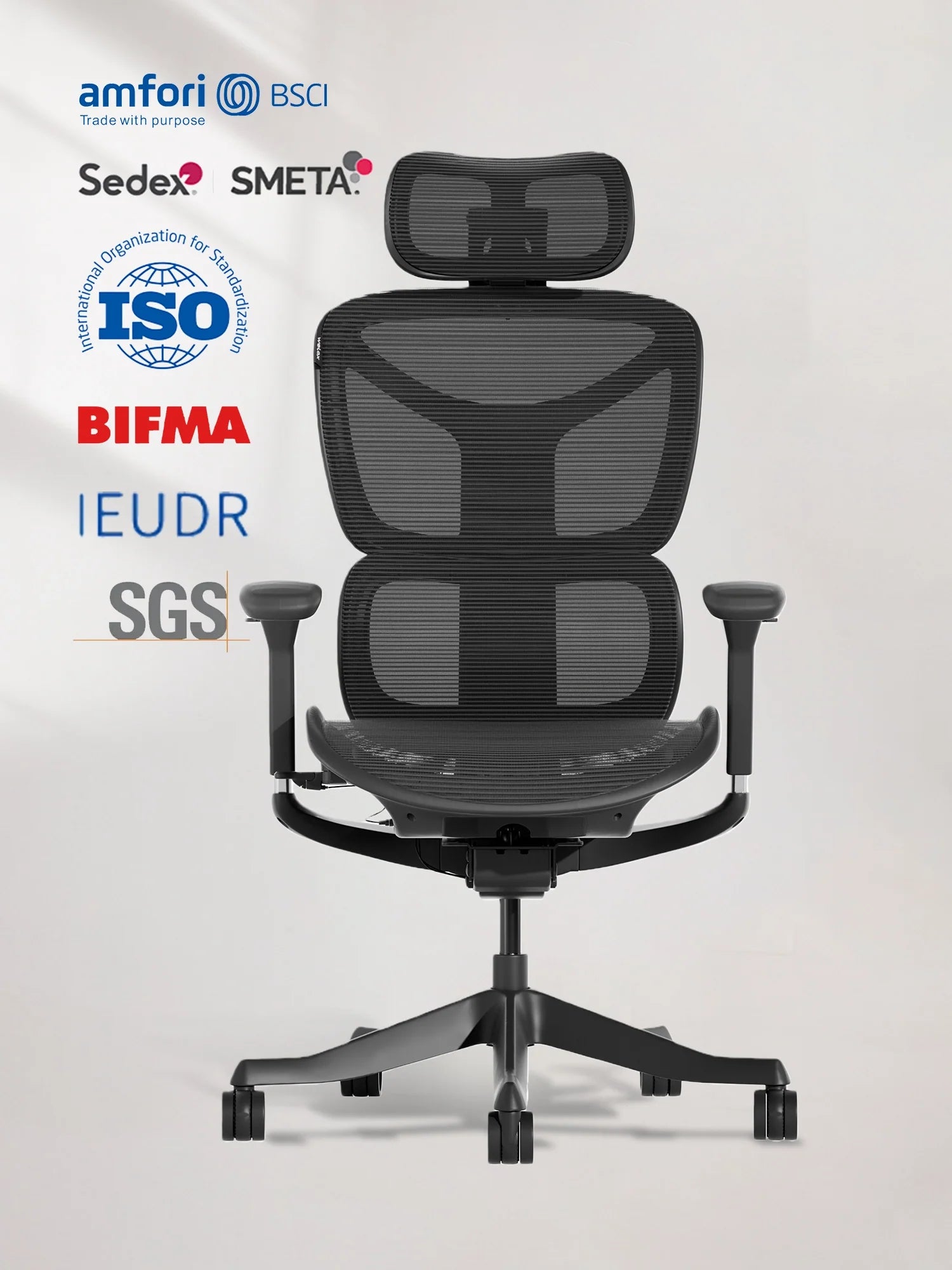 S9 Standard Ergonomic Office Chair with One-Touch Adjustment