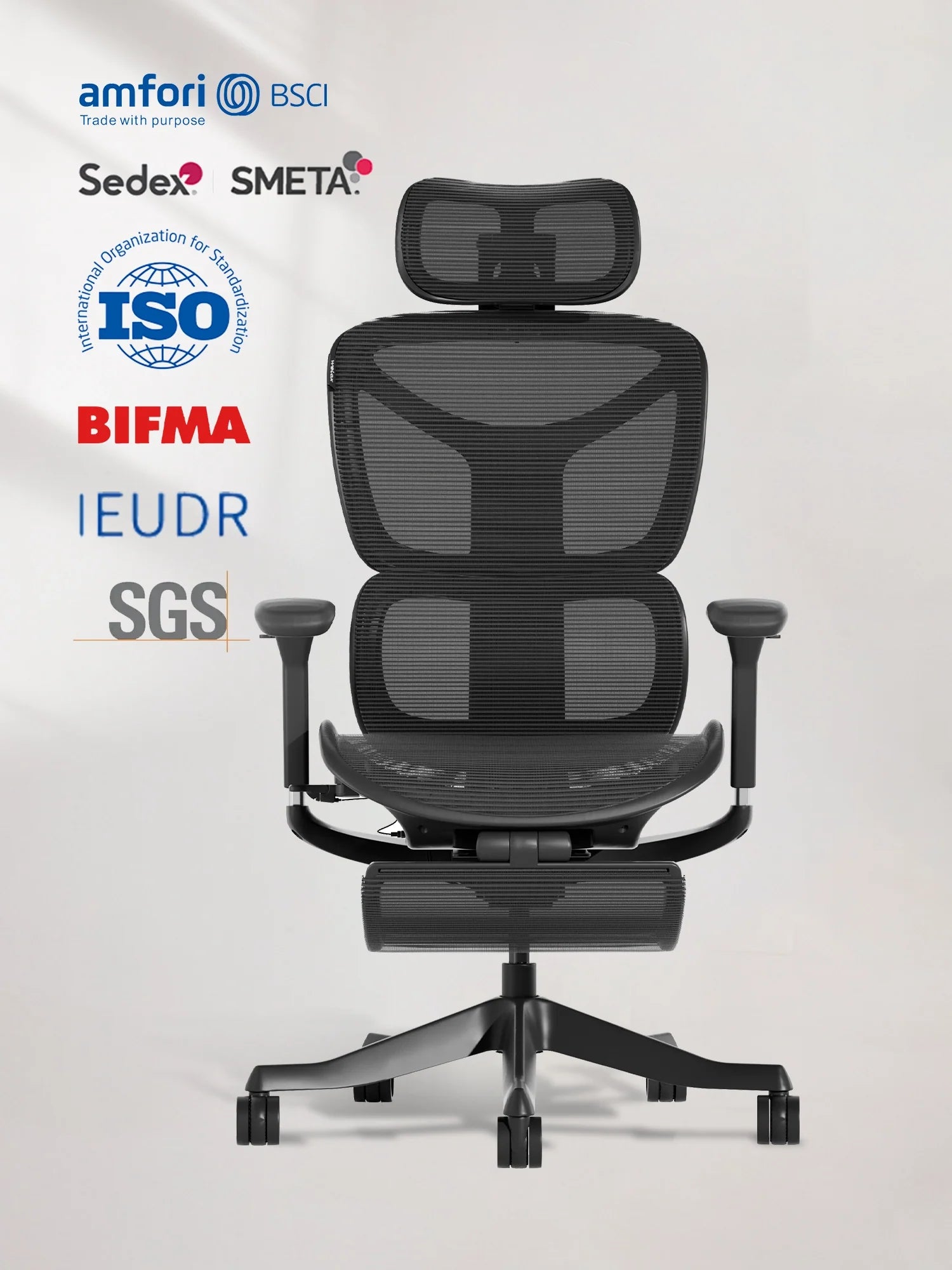 S9 Standard Ergonomic Office Chair with One-Touch Adjustment