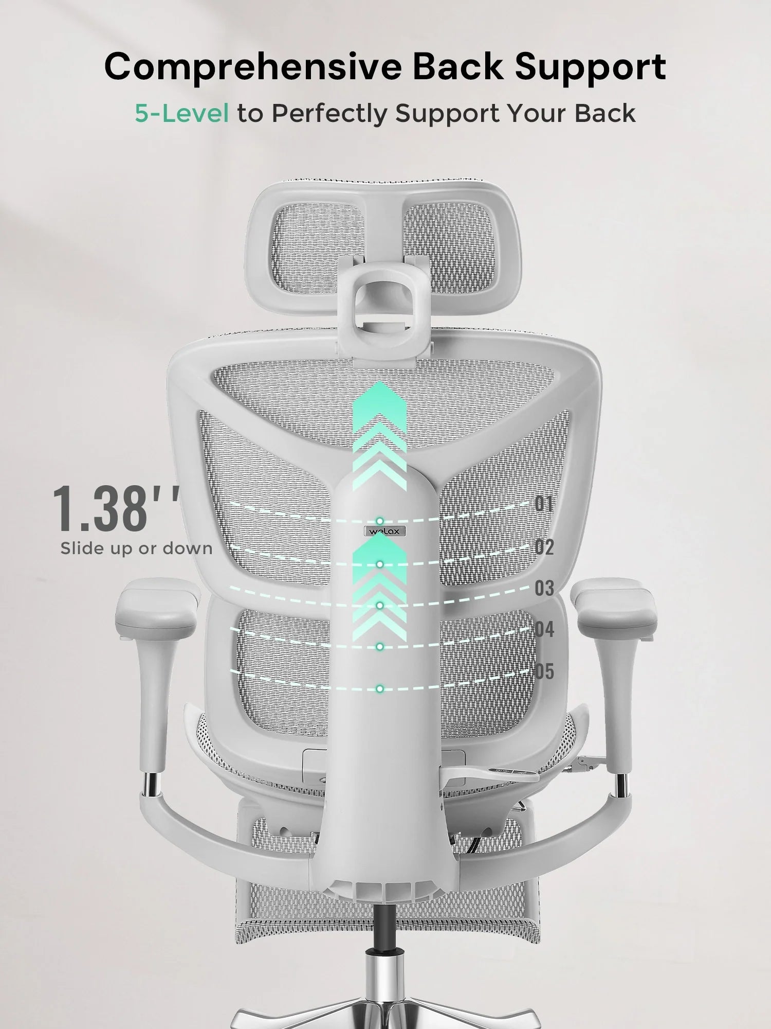 S9 Pro Ergonomic Office Chair with One-Touch Adjustment
