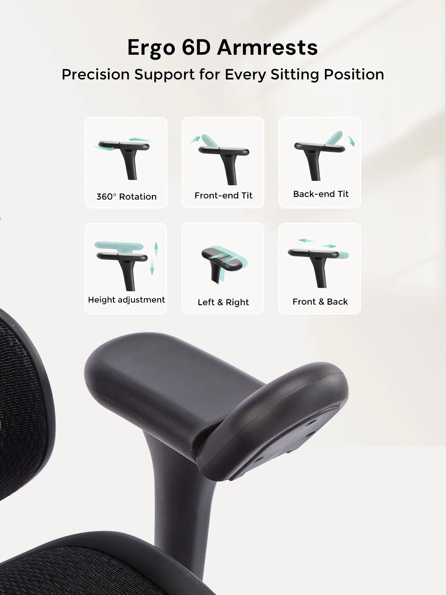 S9 Pro Ergonomic Office Chair with One-Touch Adjustment