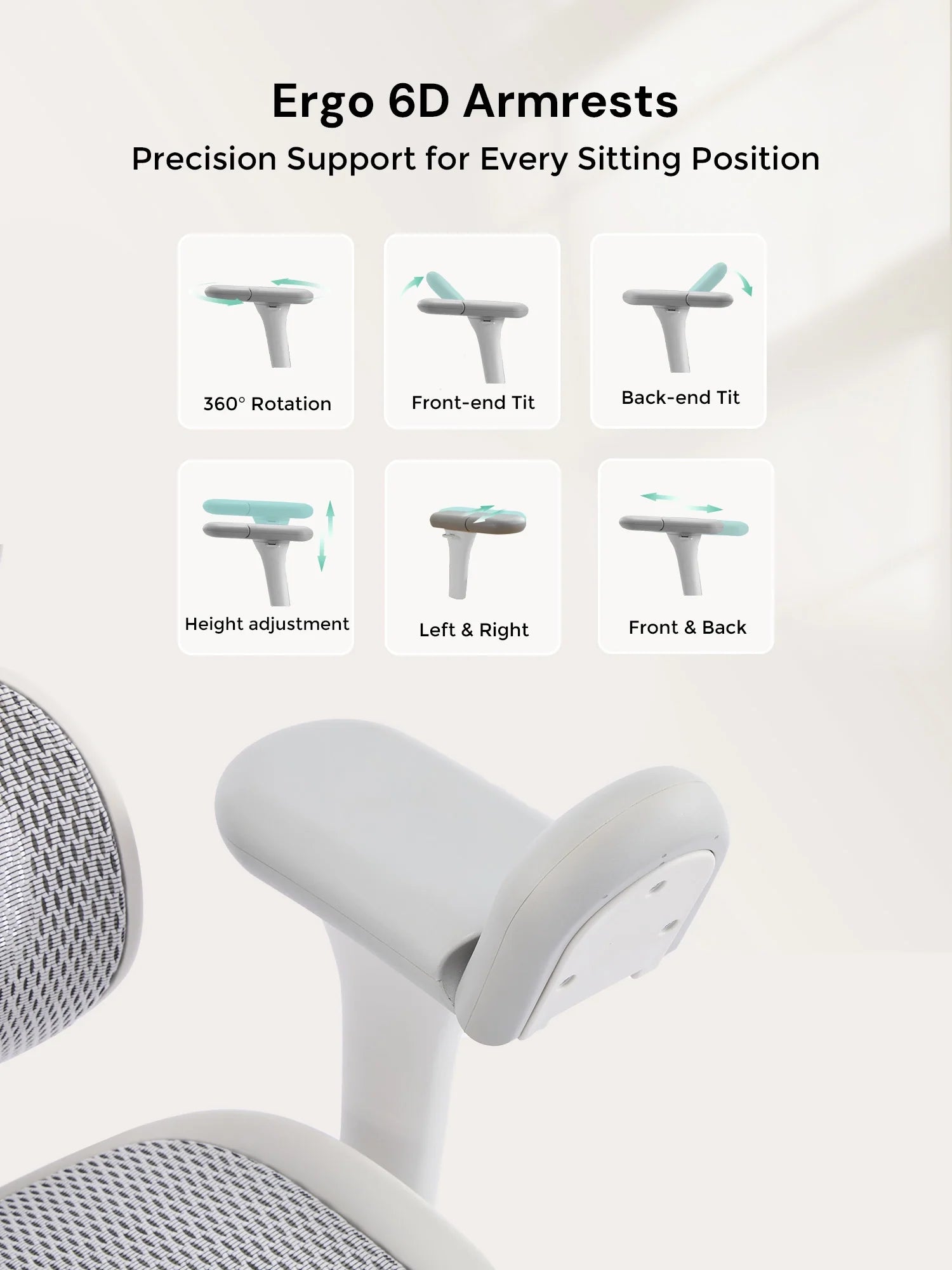 S9 Standard Ergonomic Office Chair with One-Touch Adjustment